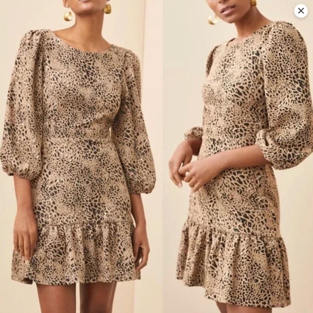 Anthropologie Maeve Knit Cut-Out Mini Dress Size 0